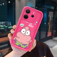 Ucuc Redmi Note 14 4g Uyumlu Pembe Kırmızı Silikon Kılıf Darbeye Dayanıklı Kamera Koruma