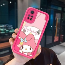 Ucuc Redmi Note 12 Pro 4g Uyumlu Pembe Kırmızı Silikon Kılıf Darbeye Dayanıklı Kamera Koruma