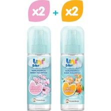 Uni Baby Kolonya Çiçeksi Kokular 2'Li & Tatlı Esintiler 2'li 600 ml