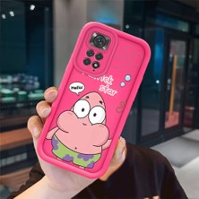 Ucuc Redmi Note 11/note 11S Uyumlu Pembe Kırmızı Silikon Kılıf Darbeye Dayanıklı Kamera Koruma