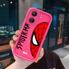 Ucuc Poco C65 Uyumlu Pembe Kırmızı Silikon Kılıf Darbeye Dayanıklı Kamera Koruma