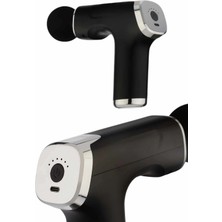 MiraLive Şarjlı Masaj Tabancası 4 Başlıklı Mini Masaj Tabancası ve Masaj Aleti