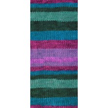 MiraLive 5 Adet Vega Stripe Premium Akrilik El Örgü Ipi Yünü No: 82408