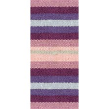 MiraLive 5 Adet Vega Stripe Premium Akrilik El Örgü Ipi Yünü No: 82415