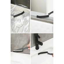 Ince Kıl Temizlik Fırçası Banyo Mutfak Pencere Oluk Klozet Kenarı Kavisli Detay Temizleme Fırçası