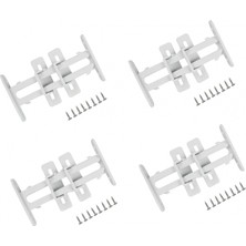 4 Adet Bebek Çocuk Koruma Kilidi - Dolap Çekmece Kilidi Sürgülü Kilit