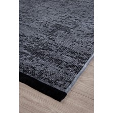 Estiva Home Gri Şönil Dokuma Kilim Halı – Hasır / Sisal Desen, Salon, Mutfak, Oturma ve Çocuk Odası Yolluk Halısı
