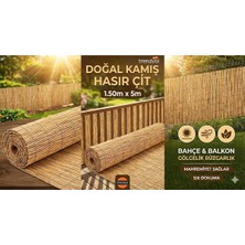 Kamış Hasır Doğal 1.50M x 5m