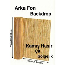 My Family Kamış Hasır Dügün Nişan Söz Resim Organizasyon Arka Plan 2metre x 3metre