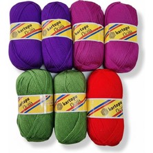 Lida Crafts Kartopu Flora 7'li Karışık Renk