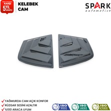 Spark Oto Aksesuar Fiat Egea 2015- Yılı ve Sonrası Uyumlu Kelebek Cam 2 Parça
