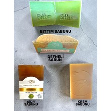 Tpm Banyo Sabunu 4'lü Set Çay Ağacı Sabunu, Sidr Sabunu, Bıttım Sabunu, (2 Adet) Krem Sabunu