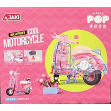 Seher Hediyelik Eşya Jaki Maker Pop Çiçekçi Motosiklet Pempe Blok Seti
