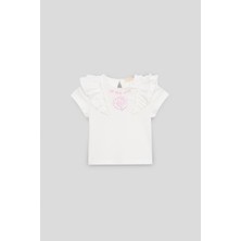 GB Baby Bg Store Kız Bebek Beyaz Tshirt
