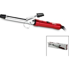 Balkan Grup Kırmızı Saç Maşası - Şekillendirici Ptc Isıtıcı - 200 Derece Sıcaklık 360 Derece Dönebilen Kablo 30W SHD-7032 (5067)