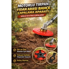 Johnser Marpex Motorlu Tırpan Uyumlu Bahçe Çapalama Diski – Fidan Arası Temizlik ve Toprak Havalandırma Aparatı