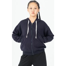 Kinderos Fermuarlı Kapüşonlu Kız Çocuk Sweatshirt - 26K 4536