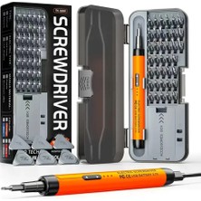 Zero Land Drnds Type C Şarjlı Mini Elektrikli Tornida 38 Uçlu Manyetik Tamir Kiti