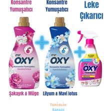 Mr.Oxy Konsantre Yumuşatıcı Şakayık&müge ve Lilyum&mavi Lotus 1440 Ml+Termina Leke Çıkarıcı 750 ml