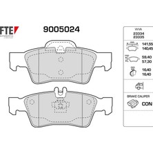 Valeo 9005024 Fren Balatası Arka Mercedes W211 S211 C218 C219 W212 S212 W221 C215 Fte A0004208904