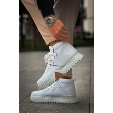 Erdo Ticaret CH057 - Gbz Ghost Line Erkek Bot Beyaz / Beyaz