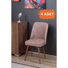 Kaktüs Avm Armada Serisi Sandalye - Cappuccino - 4 Adet