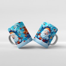 Baskılı Kupa Bardak Yeni Yıl Teması - 128