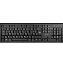 Flamex Lenovo Lecoo KB101 Q USB Standart Siyah Klavye