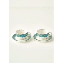 Bella Maison Van Gogh Almond Blossom 2'li Çay Fincanı Seti Turkuaz (270 Cc)