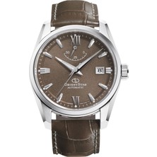 Orient Star RE-AU0113Y00B Kurmalı Otomatik Deri Kordon Gri Safir Cam 39 mm Erkek Kol Saati