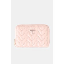 Guess Cheryl Orta Boy Fermuarlı Kadın Pembe Cüzdan SWTQ9720140-LTR