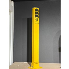 UZM PARK 2 Adet Metal Profil Direk Yatar Kalkar Kilitli Otopark Bariyeri 60CM