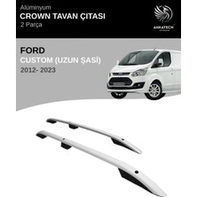 Turtle Ford Custom Uzun Şasi 2012-2023 Crown Tavan Çıtası - Gri (Uzun Şasi)