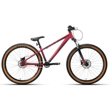 Carraro Bandit 1-V Hd Dirt Jump Bisiklet - Mat Koyu Kırmızı-Siyah - 31 cm
