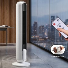 JOYSIDEA Kule Tipi Vantilatör Uzaktan Kumandalı Dokunmatik LED Ekranlı 3 Hız Ayarlı 40W FN-500