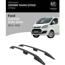Turtle Ford Custom Kısa Şasi 2012-2023 Crown Tavan Çıtası - Siyah (Kısa Şasi)