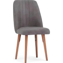 Kaktüs Avm Kare Gold Sandalye - Koyu Gri - 1 Adet