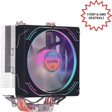 Flamex Frısby FCL-F1334C (P4S) Intel 1366/115X/1200/1700-AMD Am2/am2+/am3/am4/am5 Işlemci Fan