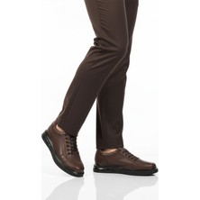 Ayakmod Kahve Hakiki Deri Topuk Jelli Anatomik Erkek Casual Ayakkabı 820 M