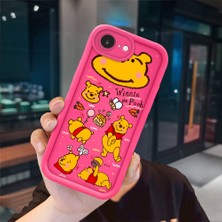 Ucuc iPhone 16E Uyumlu Pembe Kırmızı Silikon Kılıf Darbeye Dayanıklı Kamera Koruma