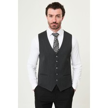 MCR Düz Slim Fit Klasik Erkek Yelek