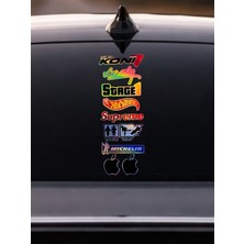 Hologram Oto Arka Cam Sticker Seti 40X15CM–ARABA Cam Yazıları Universal Araç Sticker Folyo Seti7
