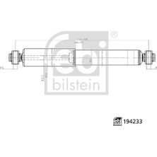 Febi Febı 194233 Amortısor Arka Gazlı. 3.50 Ton Mercedes Sprınter B906 . Vw Crafter 30-35-50 A9063200731-2E0513029N