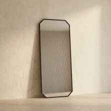 Aypars Atölye Modern Siyah Çerçeveli Banyo Aynası 120X40 cm – Minimalist Dekoratif Duvar Aynası Modelleri