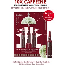 Dökülme Karşıtı Bakım Seti Kundal 10X Caffeine Strengthening Scalp Serum Gift Set