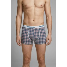 Belinoplus Erkek Boxer Şort Ekose Desenli- Plaid Timeless