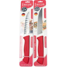 Solingen Doğrama Et Sebze Meyve Genel Kullanım Bıçağı 13CM-15CM Ikili Set