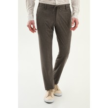 MCR Desenli Slim Fit Beli Lastikli Ipli Erkek Pantolon