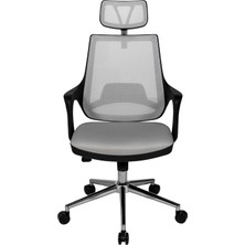 Ofisbazaar Buya Fileli Ofis Koltuğu | Ergonomik ve Modern Tasarım Gri