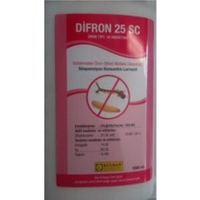 Belirtilmemiş Difron 25 Sc Larvasit 1lt Ilaç Sinek Kara Sivri Öldürücü Sıvı Haşere Öldürücü